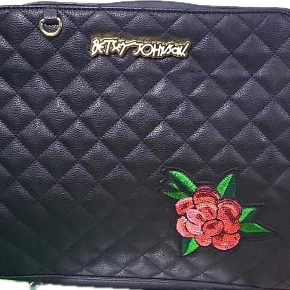 Betsey Johnson - EC - Rose Sequence Satchel - Picture 5 of 5